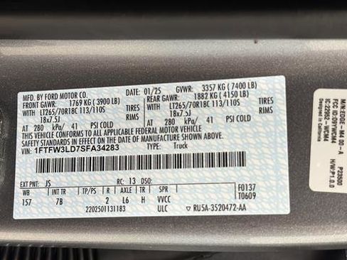 Used 2025 Ford F150 XLT w/ Equipment Group 302A MID AWD/4WD image 25