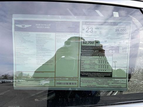 New 2026 Genesis GV70 2.5T Select AWD/4WD image 13