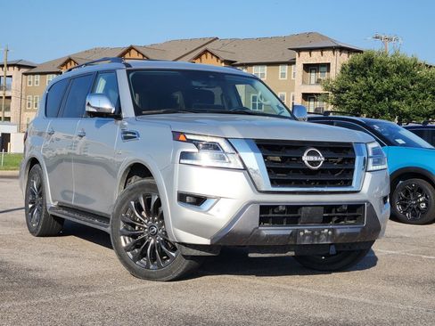 Used 2021 Nissan Armada Platinum w/ Captain's Chairs Package RWD image 1