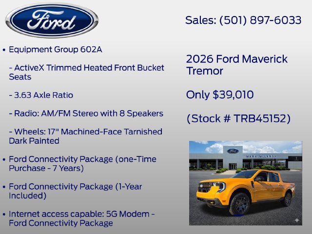New 2026 Ford Maverick Tremor AWD/4WD image 6