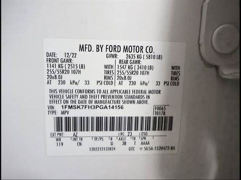 Used 2023 Ford Explorer Limited w/ Limited Technology Package RWD image 13