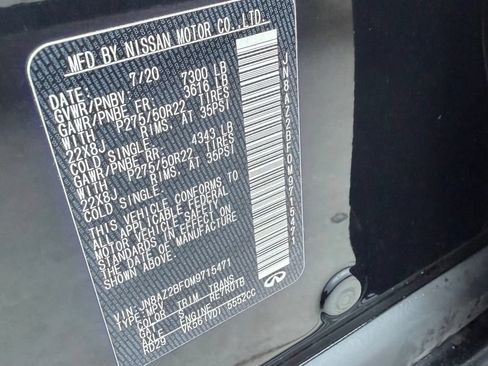 Used 2021 INFINITI QX80 Sensory w/ All-Season Package RWD image 36
