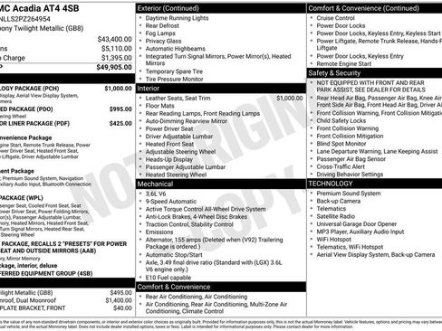 Used 2023 GMC Acadia AT4 w/ Technology Package AWD/4WD image 2