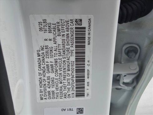 Used 2026 Honda Civic FWD Hybrid Sedan image 25