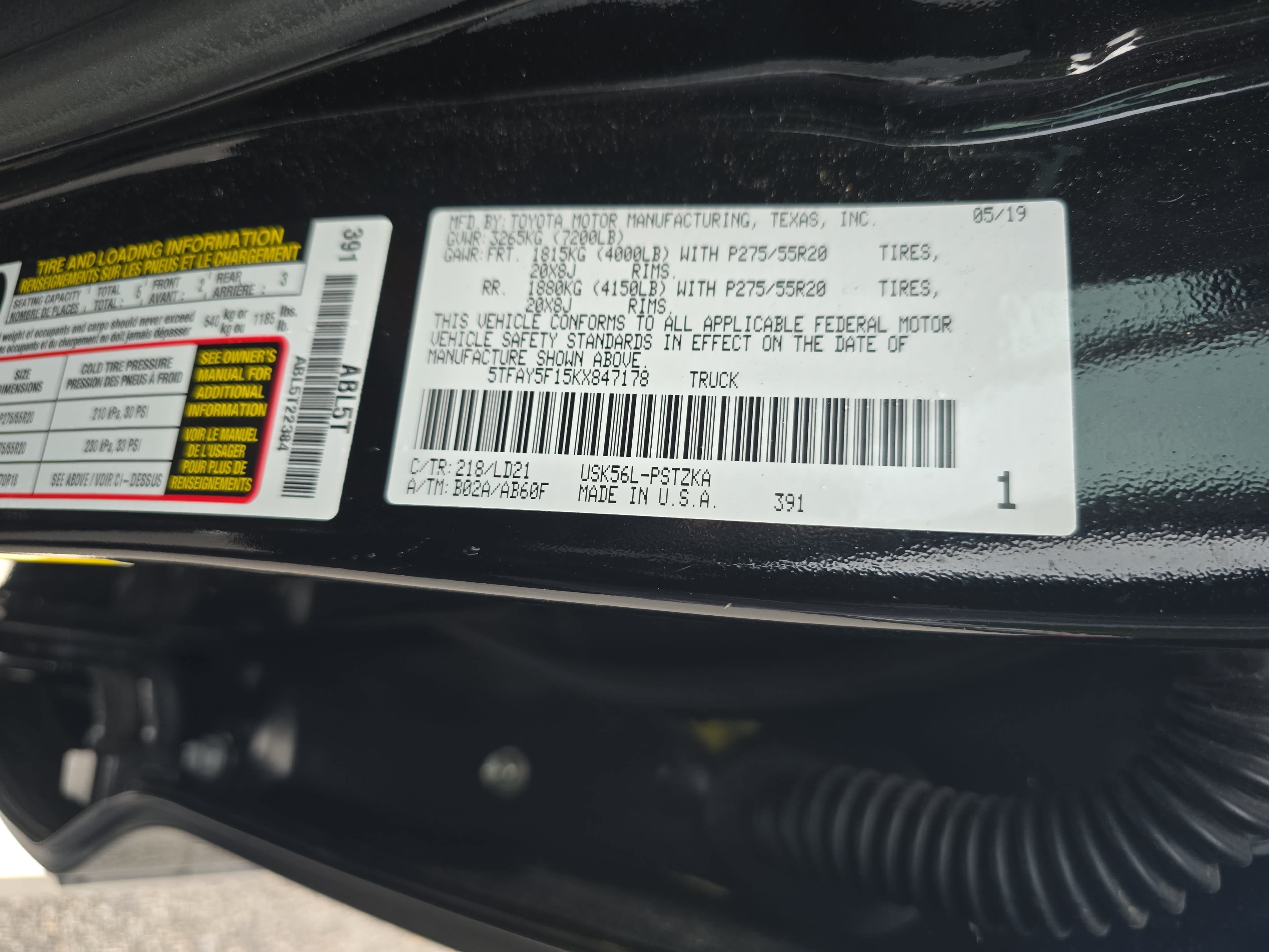 Used 2019 Toyota Tundra 1794 Edition AWD/4WD image 36