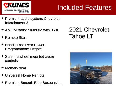 Used 2021 Chevrolet Tahoe LT AWD/4WD image 4