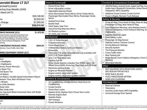 Used 2023 Chevrolet Blazer LT w/ Convenience Package image 24