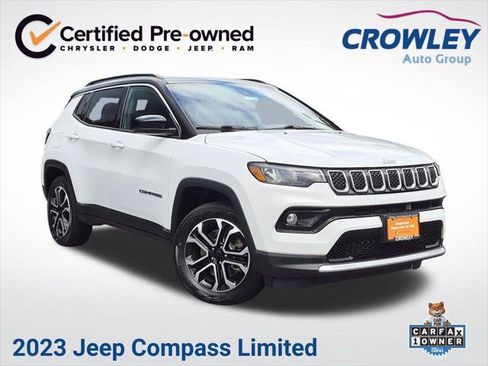 Certified 2023 Jeep Compass Limited w/ Sun and Sound Group AWD/4WD image 1