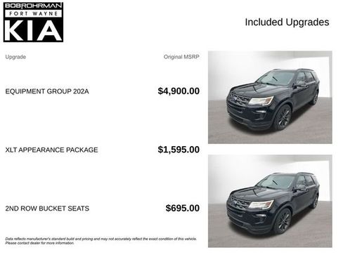 Used 2018 Ford Explorer XLT w/ Equipment Group 202A image 4