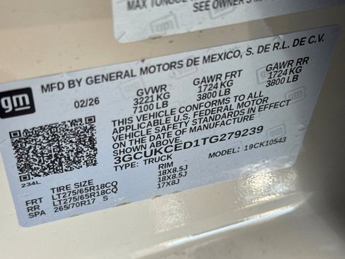 New 2026 Chevrolet Silverado 1500 Custom Trail Boss image 26