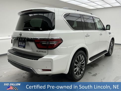 Used 2021 Nissan Armada Platinum w/ Captain's Chairs Package image 4