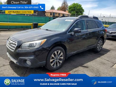 Used 2015 Subaru Outback 2.5i Limited w/ Popular Package #4 AWD/4WD image 1
