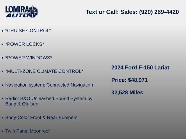 Used 2024 Ford F150 Lariat w/ Equipment Group 502A High AWD/4WD image 9
