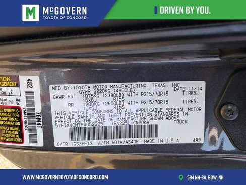 Used 2015 Toyota Tacoma 2WD Access Cab w/ Convenience Package image 24