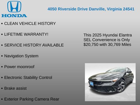 Used 2025 Hyundai Elantra SEL image 7