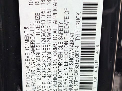 New 2026 Honda Ridgeline TrailSport image 19