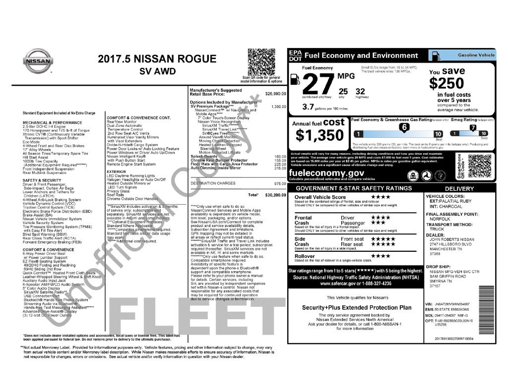 Used 2017 Nissan Rogue SV w/ SV Premium Package AWD/4WD image 61