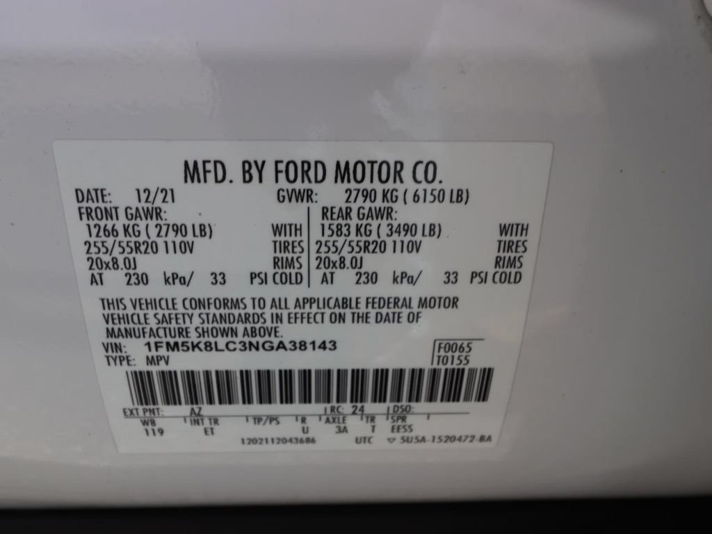 Used 2022 Ford Explorer King Ranch w/ Class IV Trailer Tow Package AWD/4WD image 25