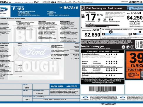 Used 2016 Ford F150 XLT w/ Equipment Group 302A Luxury AWD/4WD image 2