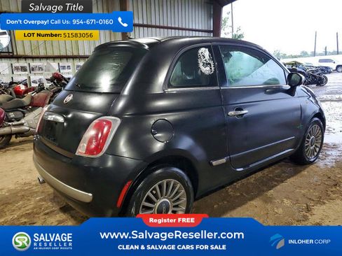 Used 2012 FIAT 500 Lounge w/ Luxury Leather Pkg FWD image 4