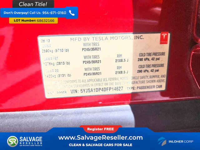 Used 2013 Tesla Model S Performance RWD image 17