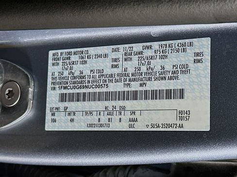 Certified 2022 Ford Escape SE w/ Convenience Package image 21