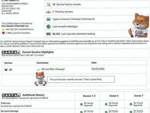 Used 2017 Mercedes-Benz C 300 4MATIC Sedan image 5