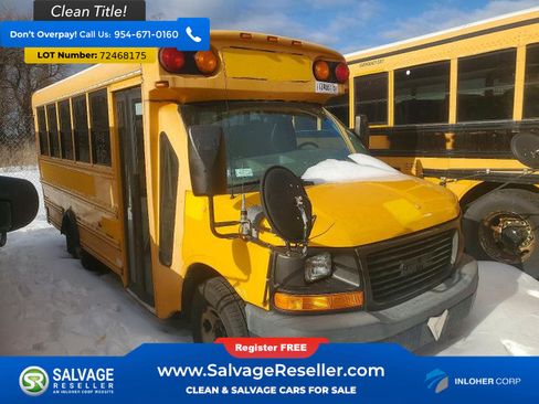 Used 2010 GMC Savana 3500 w/ School Bus Package RWD image 1