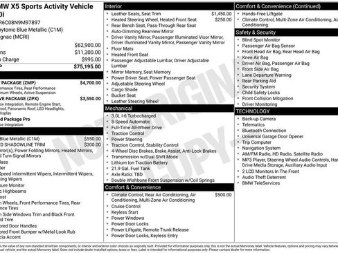 Used 2022 BMW X5 xDrive40i w/ M Sport Package AWD/4WD image 5