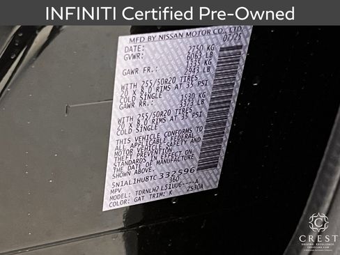 Certified 2026 INFINITI QX60 Autograph w/ Autograph Tech Package image 34