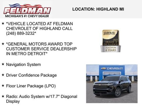 New 2026 Chevrolet Traverse LT w/ Driver Confidence Package image 3