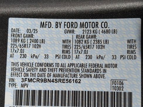 Certified 2025 Ford Bronco Sport Big Bend AWD/4WD image 28