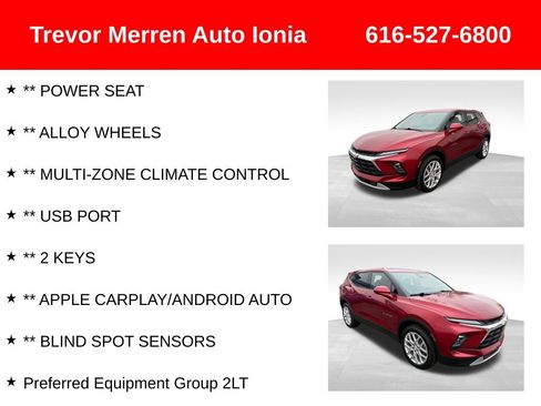 Used 2023 Chevrolet Blazer LT w/ Driver Confidence Package image 14