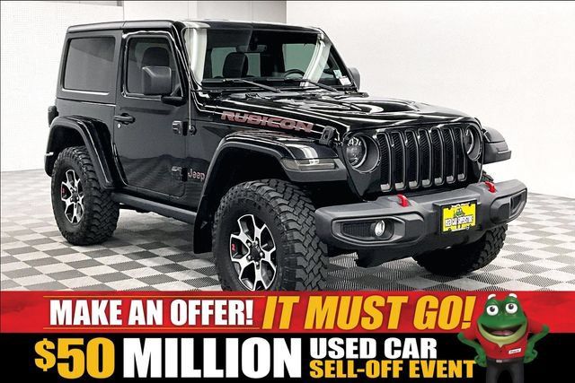 Used 2021 Jeep Wrangler Rubicon w/ Uconnect 4C Nav & Sound Group AWD/4WD image 1