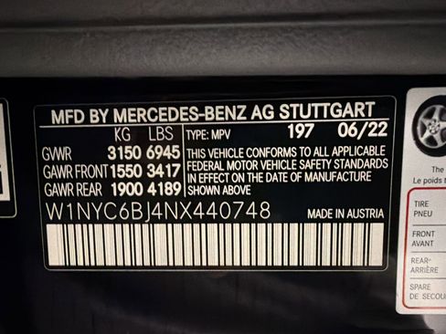 Certified 2022 Mercedes-Benz G 550 image 18