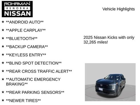 Used 2025 Nissan Kicks SR FWD image 8