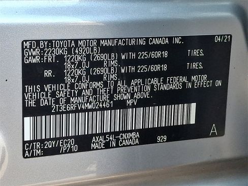 Certified 2021 Toyota RAV4 XSE image 27