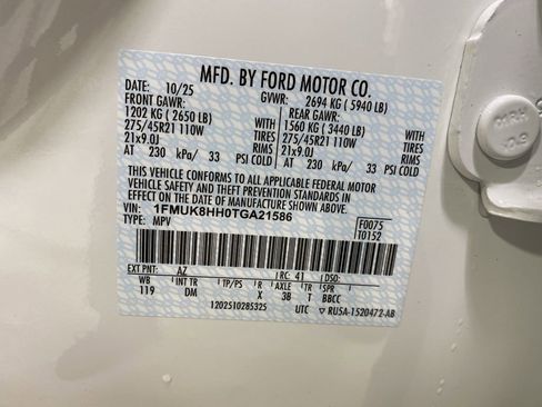 New 2026 Ford Explorer Platinum w/ LUX Leather Package image 55