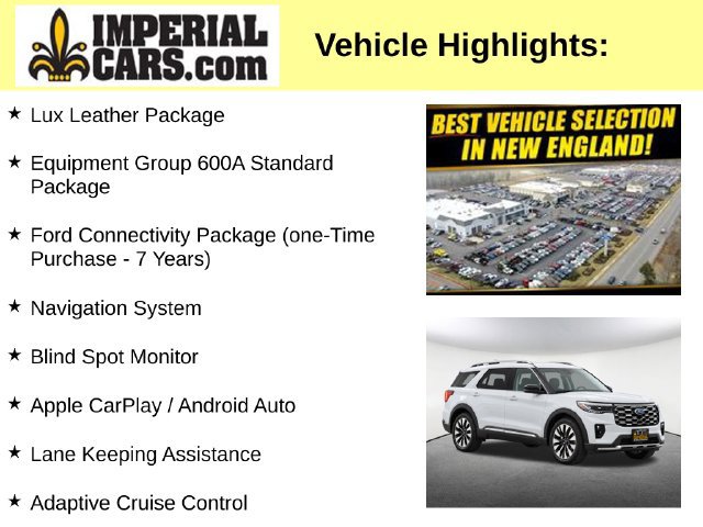 Used 2026 Ford Explorer Platinum w/ LUX Leather Package AWD/4WD image 3