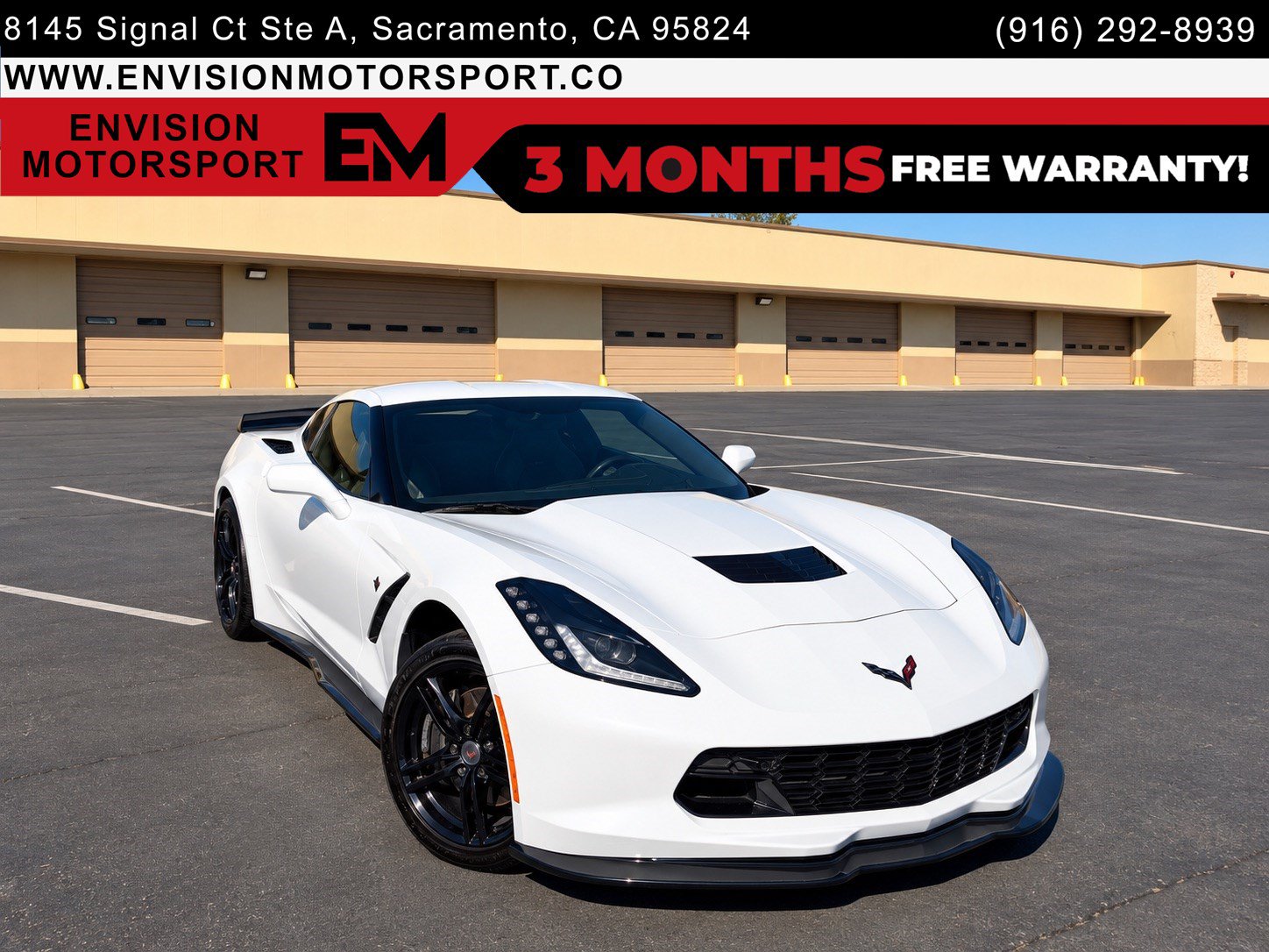 Used 2017 Chevrolet Corvette Stingray Coupe w/ 2LT Preferred Equipment Group RWD image 1