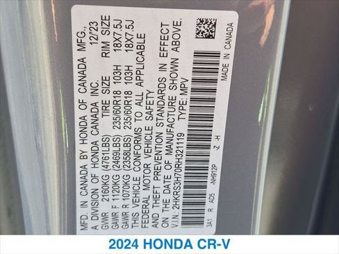 Certified 2024 Honda CR-V EX-L image 26