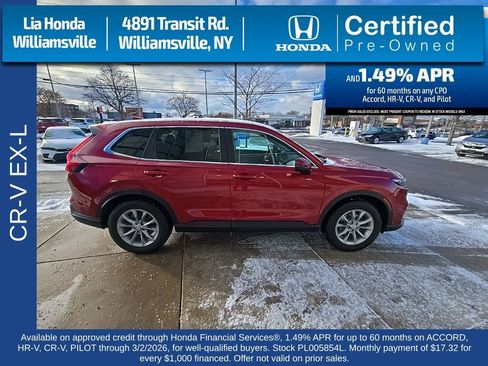 Certified 2023 Honda CR-V EX-L image 2