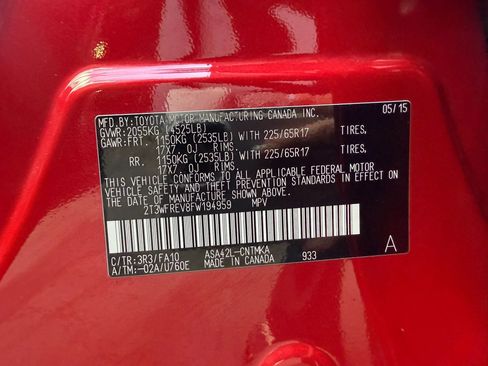 Used 2015 Toyota RAV4 XLE FWD image 34