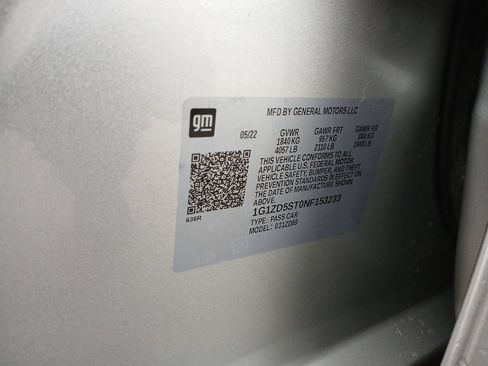 Certified 2022 Chevrolet Malibu LT FWD image 35