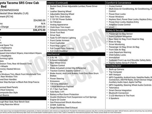 Used 2023 Toyota Tacoma SR5 RWD image 7
