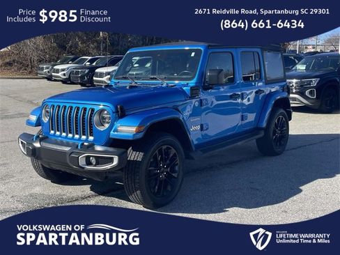 Used 2022 Jeep Wrangler Unlimited Sahara w/ Cold Weather Group image 3