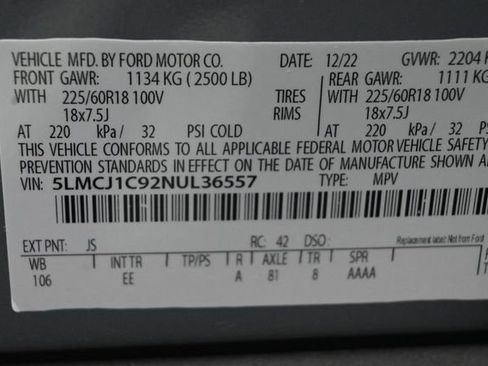 Certified 2022 Lincoln Corsair FWD image 35
