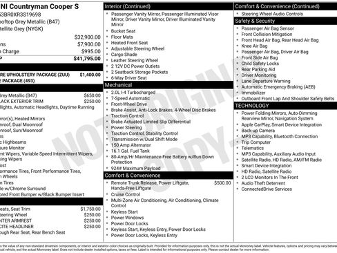 Used 2024 MINI Cooper Countryman S w/ Signature Upholstery Package FWD image 47
