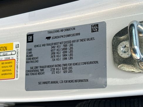 Used 2021 Chevrolet Tahoe Z71 w/ Z71 Signature Package image 47