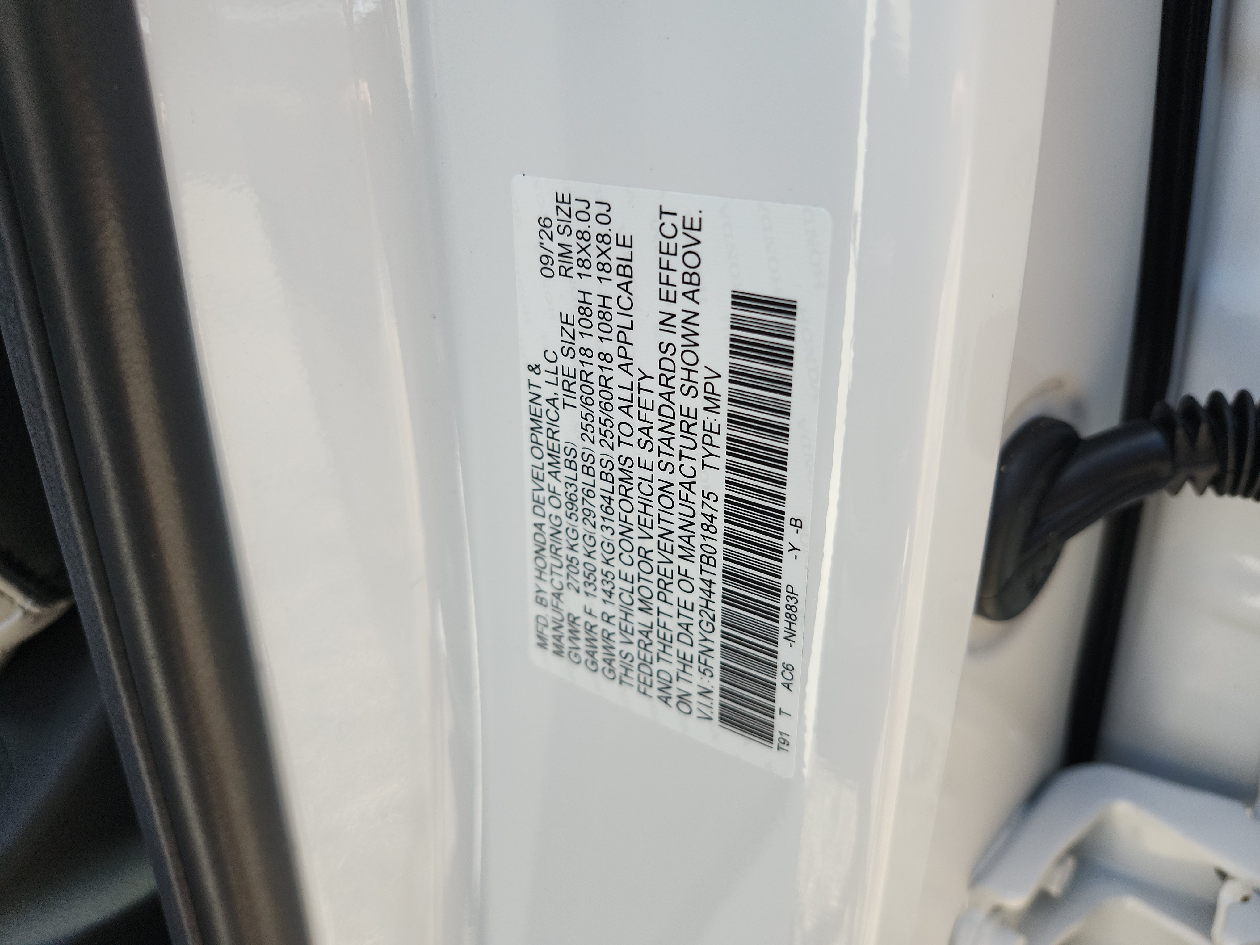 New 2026 Honda Pilot EX-L image 27
